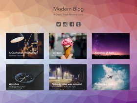 Modern Blog screenshot